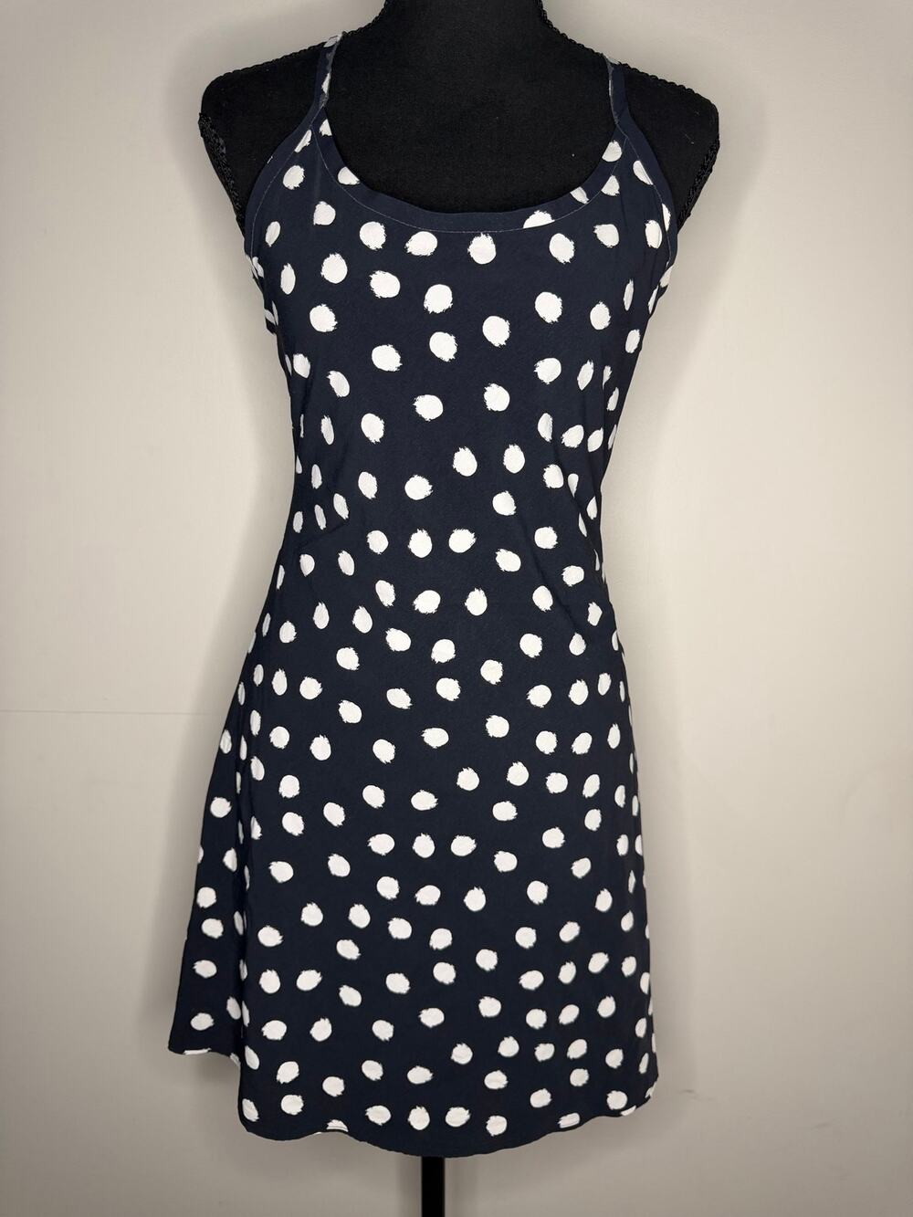 Outdoor Voices The Exercise Dress Polka Dot Size S Built In Shorts MSRP $100